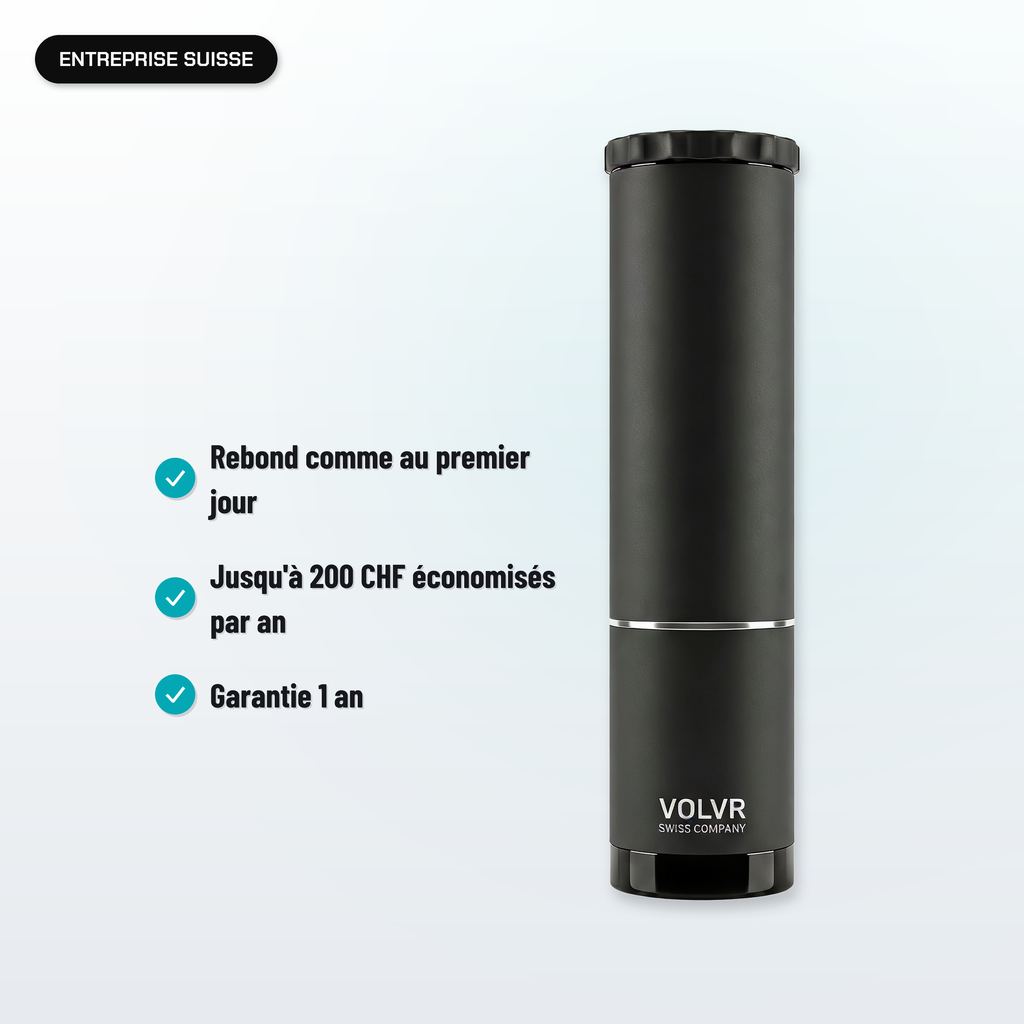 VOLV'AIR, entreprise suisse. Rebond comme au premier jour, jusqu'à 200 CHF économisés par an, garantie 1 an